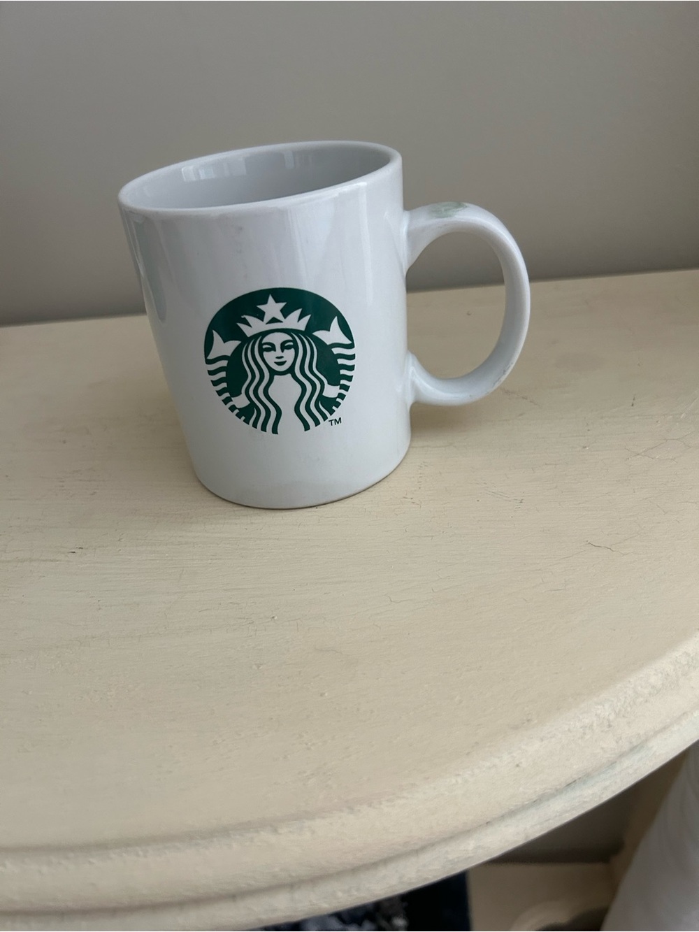 Starbucks White Mug with Green Siren Logo